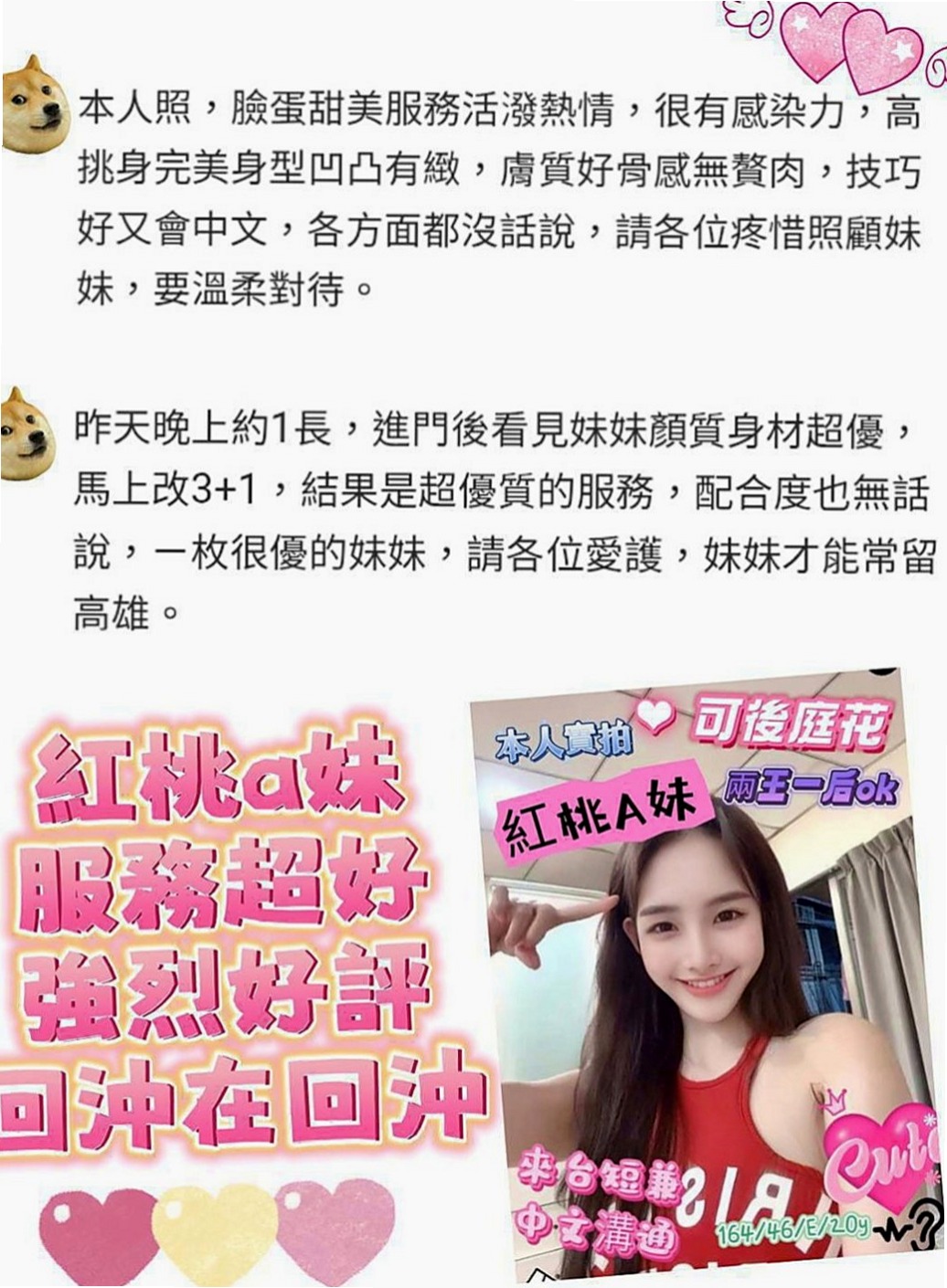 桃園外送茶|找茶：雅鹿絲 |乖巧好女孩|166cm|51kg|D罩杯|21歲|性經驗豐富 沒有一定的體力不要輕易嘗試她哦  容易高潮邊做邊聊床上會緊緊的夾住你的小弟弟
